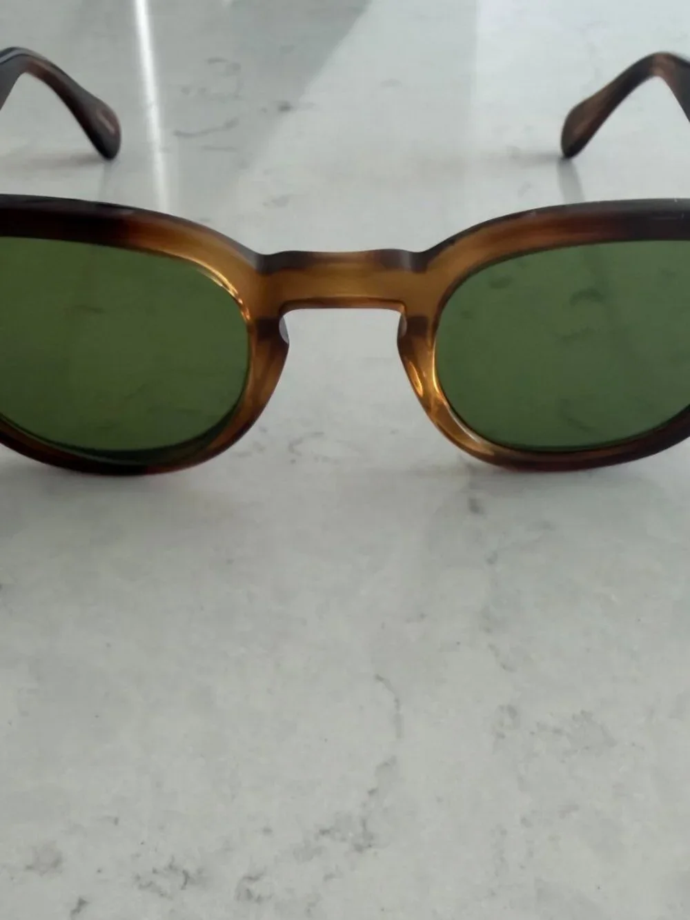 MOSCOT Lemtosh Sz 44mm Tobacco Authentic + Blue Green Amber Tinted Lens SetsNWOT